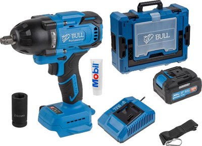 Аккумуляторный гайковерт Bull Ударный бесщеточный SC 1807 / 1329722 - 