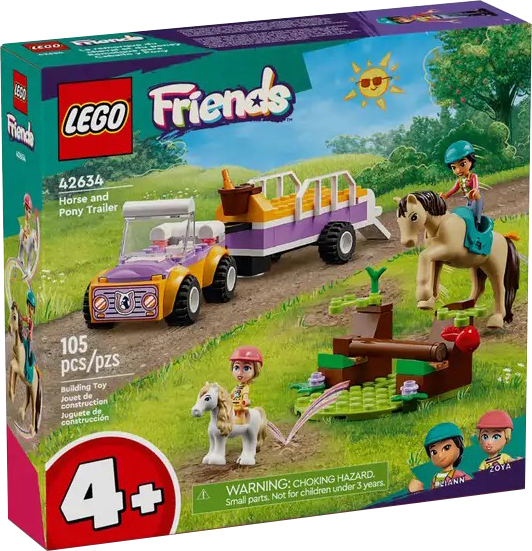 Конструктор Lego Friends Трейлер с лошадьми и пони 42634