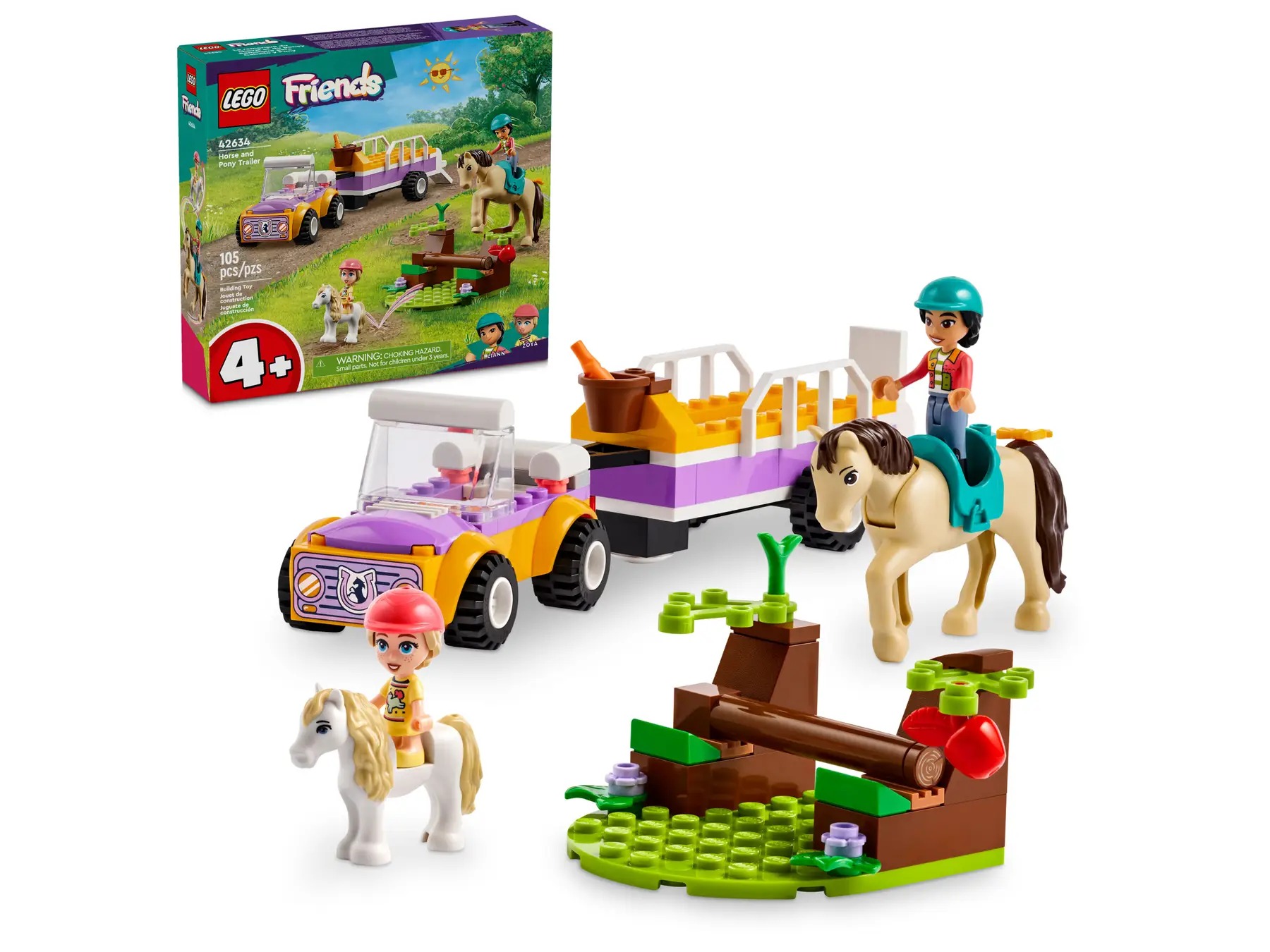 Конструктор Lego Friends Трейлер с лошадьми и пони 42634