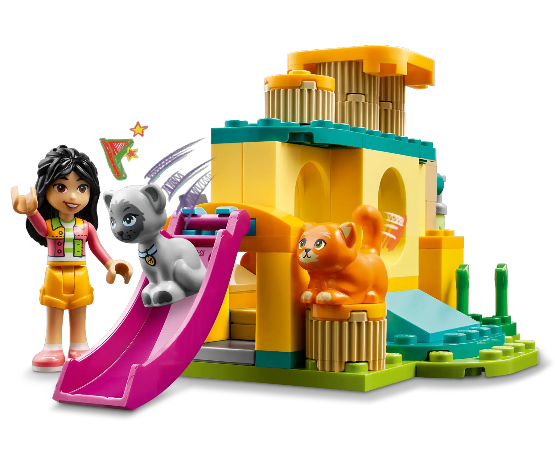 Конструктор Lego Friends Приключение на игровой площадке для кошек 42612