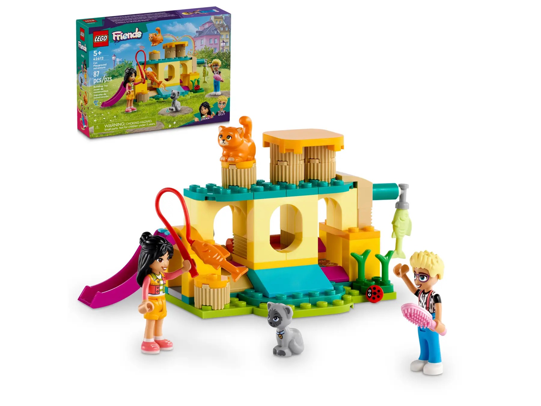 Конструктор Lego Friends Приключение на игровой площадке для кошек 42612