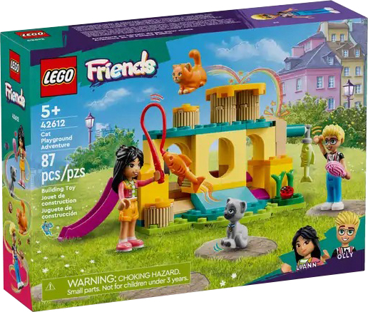 Конструктор Lego Friends Приключение на игровой площадке для кошек 42612