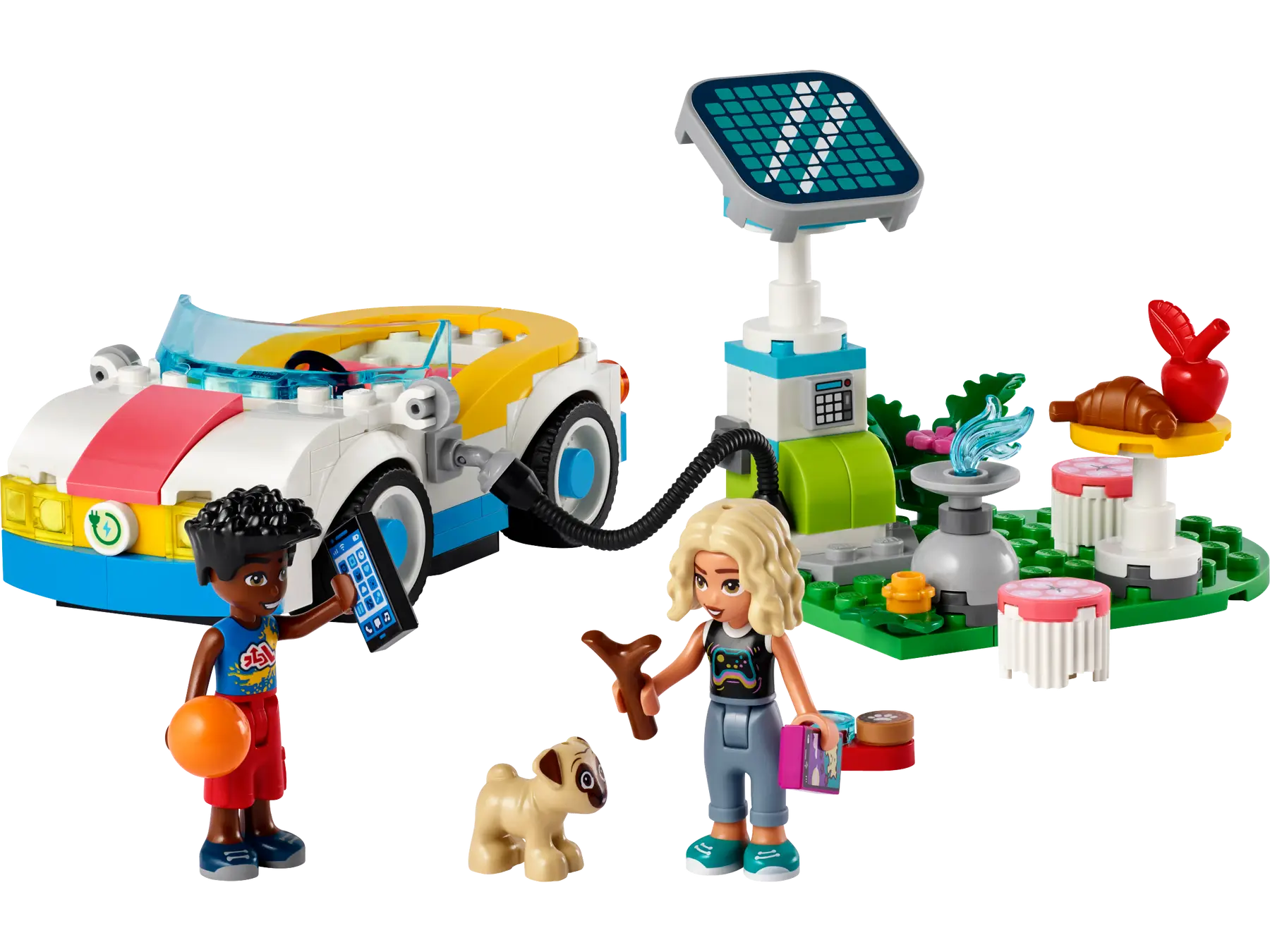 Конструктор Lego Friends Электромобиль и зарядное устройство 42609