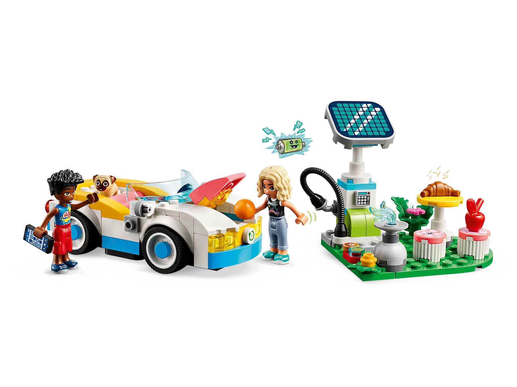 Конструктор Lego Friends Электромобиль и зарядное устройство 42609