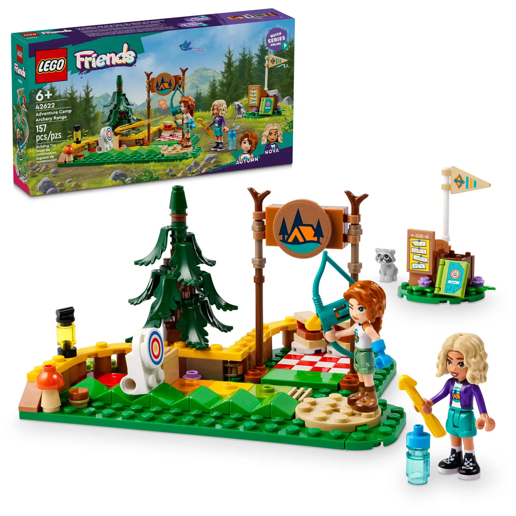 Конструктор Lego Friends Лагерь приключений: тир из лука 42622