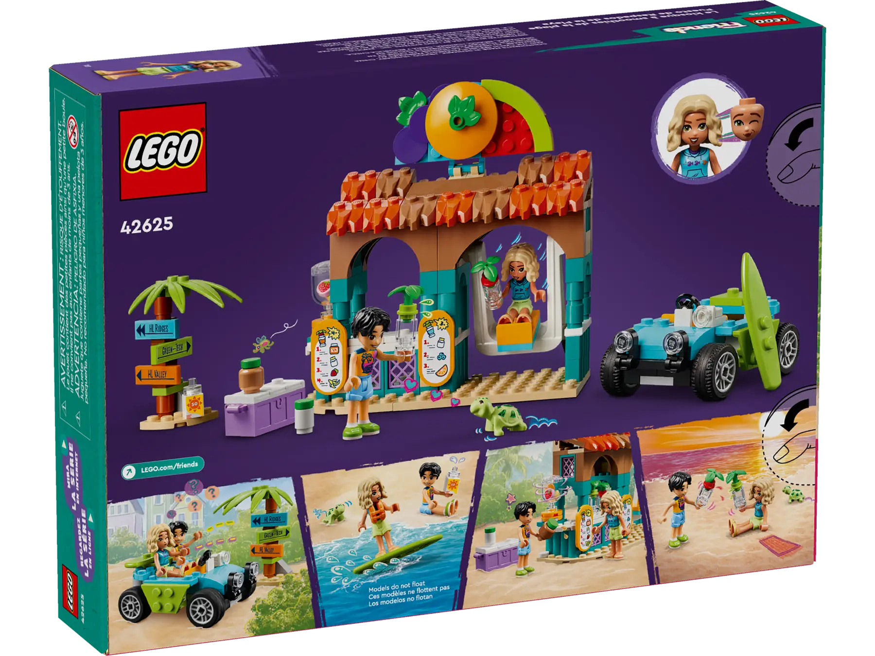 Конструктор Lego Friends Киоск с пляжными коктейлями 42625