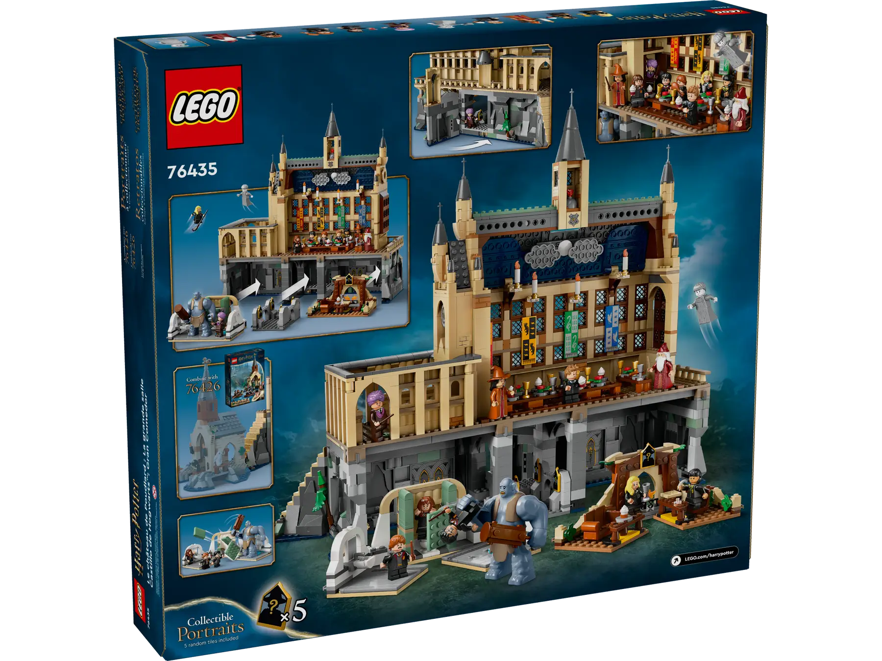 Конструктор Lego Harry Potter Замок Хогвартс: Большой зал 76435