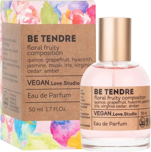 Парфюмерная вода Delta Parfum Vegan Love Studio Be Tendre (50мл)