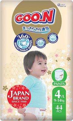 

Подгузники-трусики детские, Premium Soft 4 L 9-14кг