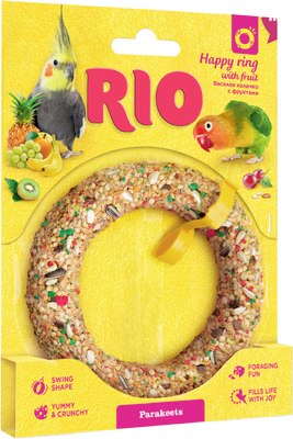 

Лакомство для птиц, RIO Веселое колечко для средних попугаев