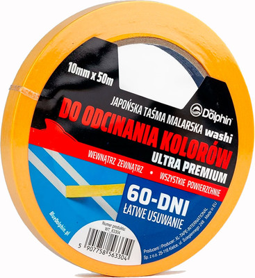 Лента малярная Blue Dolphin Washi WT_63304 (0.01x50м) - 