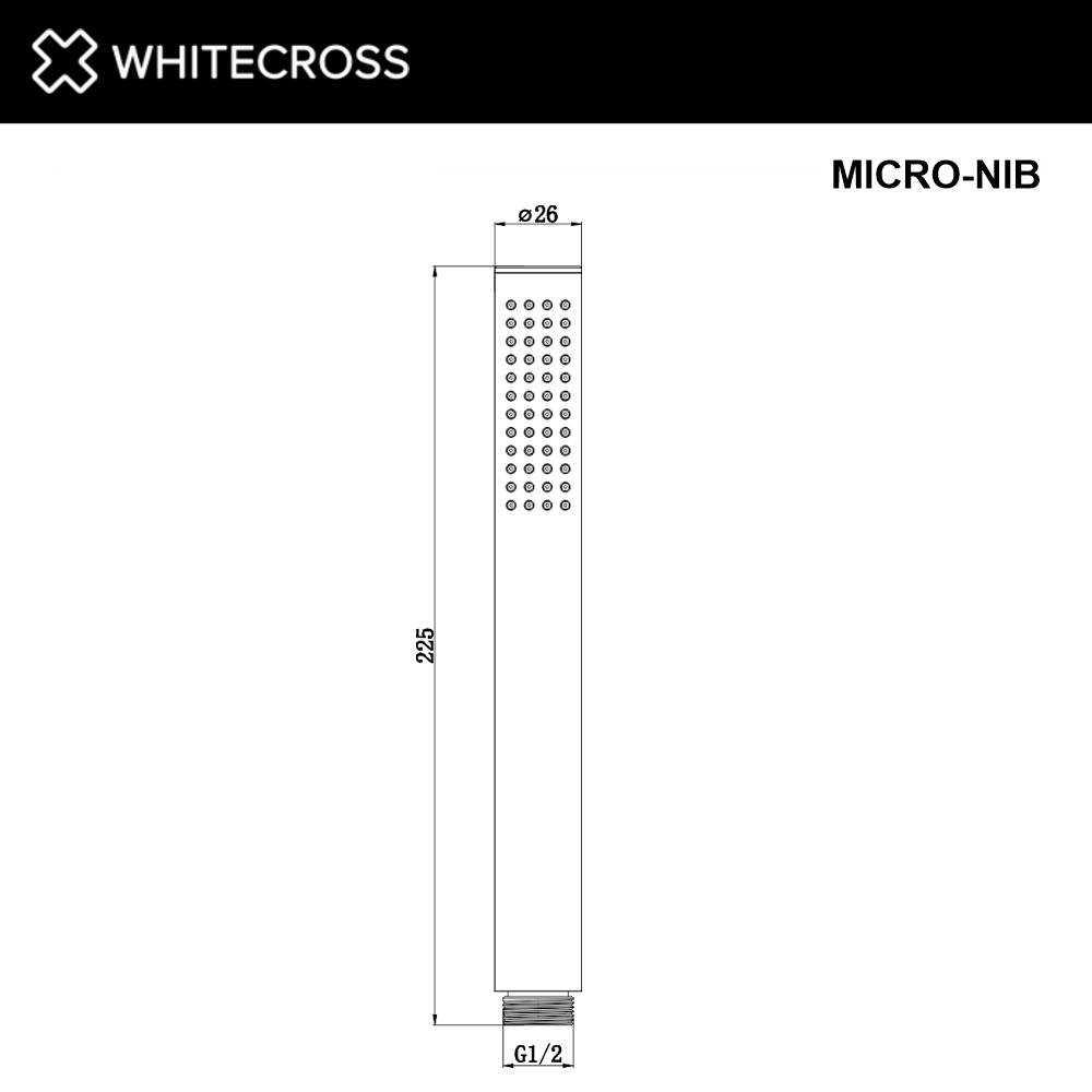 Лейка ручного душа Whitecross MICRO-NIB