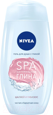 

Гель для душа Nivea, SPA натуральная глина. Шалфей и гибискус