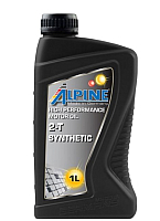 Моторное масло ALPINE 2T Synthetic / 0100601 (1л)