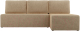 Миниатюра изображения товара Диван угловой Mio Tesoro Берген 179 правый (микровельвет, бежевый)