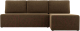 Миниатюра изображения товара Диван угловой Mio Tesoro Берген 179 правый (микровельвет, коричневый)
