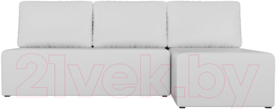 Изображение товара Диван угловой Mio Tesoro Берген 179 правый (экокожа, белый)