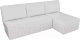 Миниатюра изображения товара Диван угловой Mio Tesoro Берген 179 правый (экокожа, белый)
