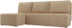 Миниатюра изображения товара Диван угловой Mio Tesoro Берген 179 левый (микровельвет, бежевый)