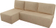 Миниатюра изображения товара Диван угловой Mio Tesoro Берген 179 левый (микровельвет, бежевый)