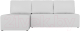 Миниатюра изображения товара Диван угловой Mio Tesoro Берген 179 левый (экокожа, белый)