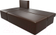 Миниатюра изображения товара Диван угловой Mio Tesoro Берген 179 левый (экокожа, коричневый)