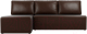 Миниатюра изображения товара Диван угловой Mio Tesoro Берген 179 левый (экокожа, коричневый)