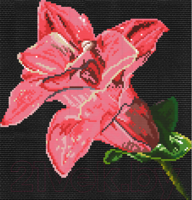Набор для вышивания БЕЛОСНЕЖКА Мерцающий цветок / 6011-14