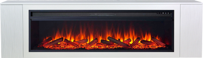 Каминокомплект Смолком Dakota F 2D-fr2 V60 Vision 60 LOG LED (бьянко белый) - 
