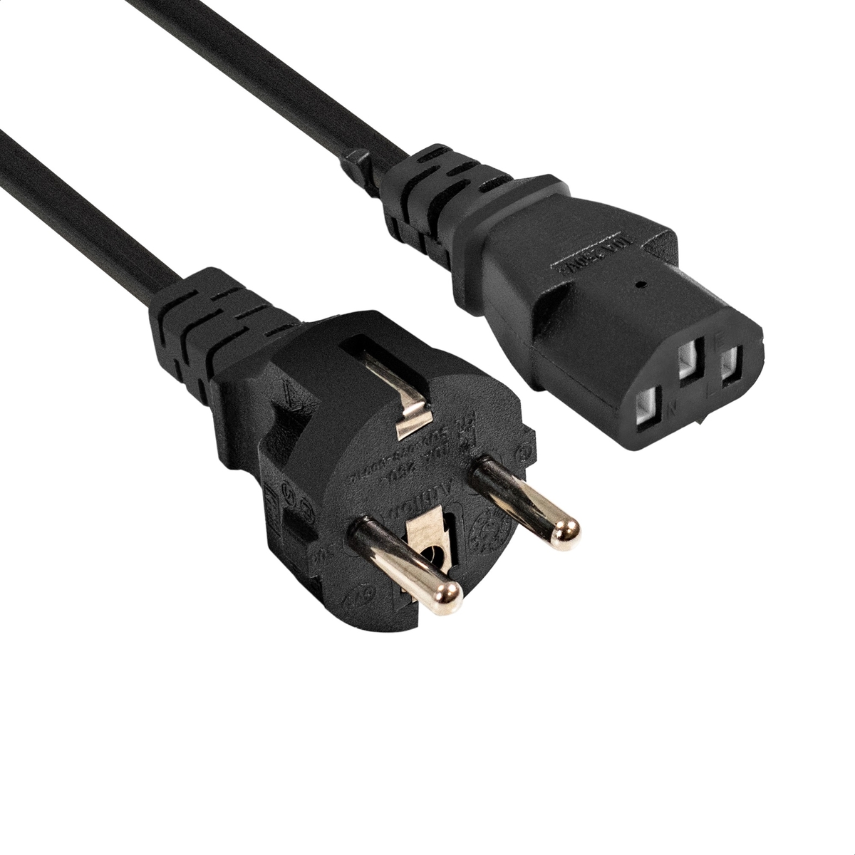 Кабель ExeGate Special PC-1.8P VDE-250V-3x0.75mm2 / EP280646RUS (1.8м) — фото 2