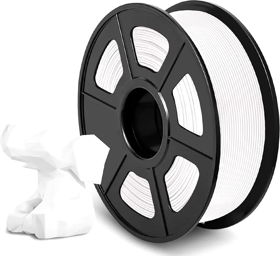 Пластик для 3D-печати NV Print NV-3D-PLA-P-WHITE (1.75мм, 1кг, белый)