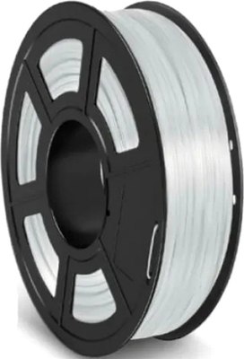 Пластик для 3D-печати NV Print NV-3D-TPU-TRANS-WHITE (1.75мм, 500г, прозрачный/белый) - 