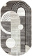 Ковер Sim Carpet Denver / 018268B-IVR-BRN-OVAL (2x3) - 