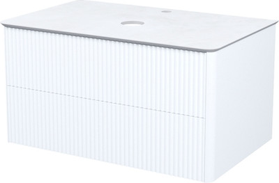 Тумба под умывальник IDDIS Aiger AIG80W0i95 (белый) - 