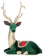 Фигура под елку Arya Deer (зеленый) - 
