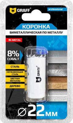 Коронка GRAFF 22мм 108022