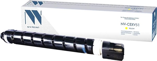 Тонер-картридж NV Print NV-CEXV51Y