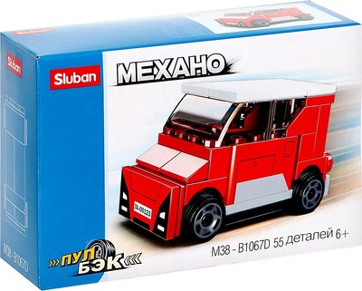 Конструктор инерционный Sluban Механо. Кроссовер M38-B1067D / 9590268 (55эл) - 