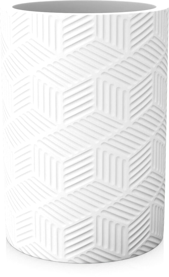 Стакан для зубной щетки и пасты FORA Delicate White FOR-DLW044