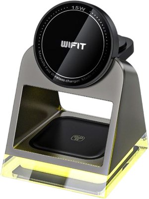 Зарядное устройство беспроводное Wifit Trigon 3в1 / WIF-WF014BK (черный) - 