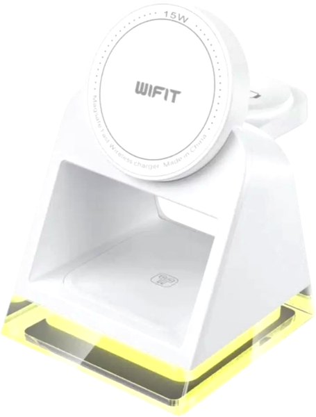 Зарядное устройство беспроводное Wifit Trigon 3в1 / WIF-WF014WH (белый)