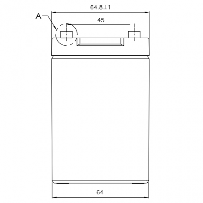 Аккумуляторная батарея CSB GP 1272 F2 28W (12V/7.2Ah) — фото 3