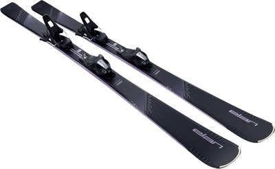 Горные лыжи с креплениями Elan 2023-2024 Wms Black Magic Light Shift&EL 9.0 GW / ACIKJS23-158 (р.158, черный/фиолетовый) - 