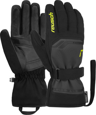 Перчатки лыжные Reusch Primus R-TEX XT / 6201224-6033 (р-р 10, Turbulence/Safety Yellow) -