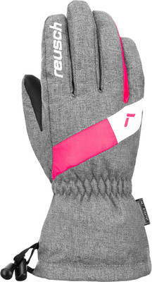 Перчатки лыжные Reusch Charlie R-Tex Xt Junior / 6261238-6595 (р-р 5, Gredy Melange/Knockout Pink) -