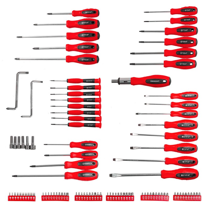 Набор отверток ForceKraft FK-10100 / 59939