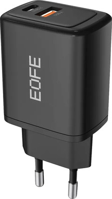 

Адаптер питания сетевой, 30W 3.4A USB-A+Type-C / EOF-E303-BK