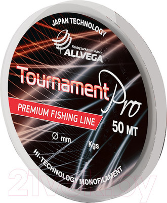 

Леска монофильная, Tournament Pro 0.22мм 50м / TPRO5022