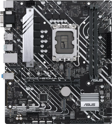 Материнская плата Asus Prime H610M-A D4-CSM - 