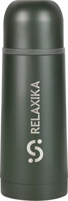 Термос для напитков Relaxika 101 (350мл, хаки) - 